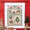 Herrschners Christmas Sampler Lap Quilt Top Stamped Cross-Stitch Kit